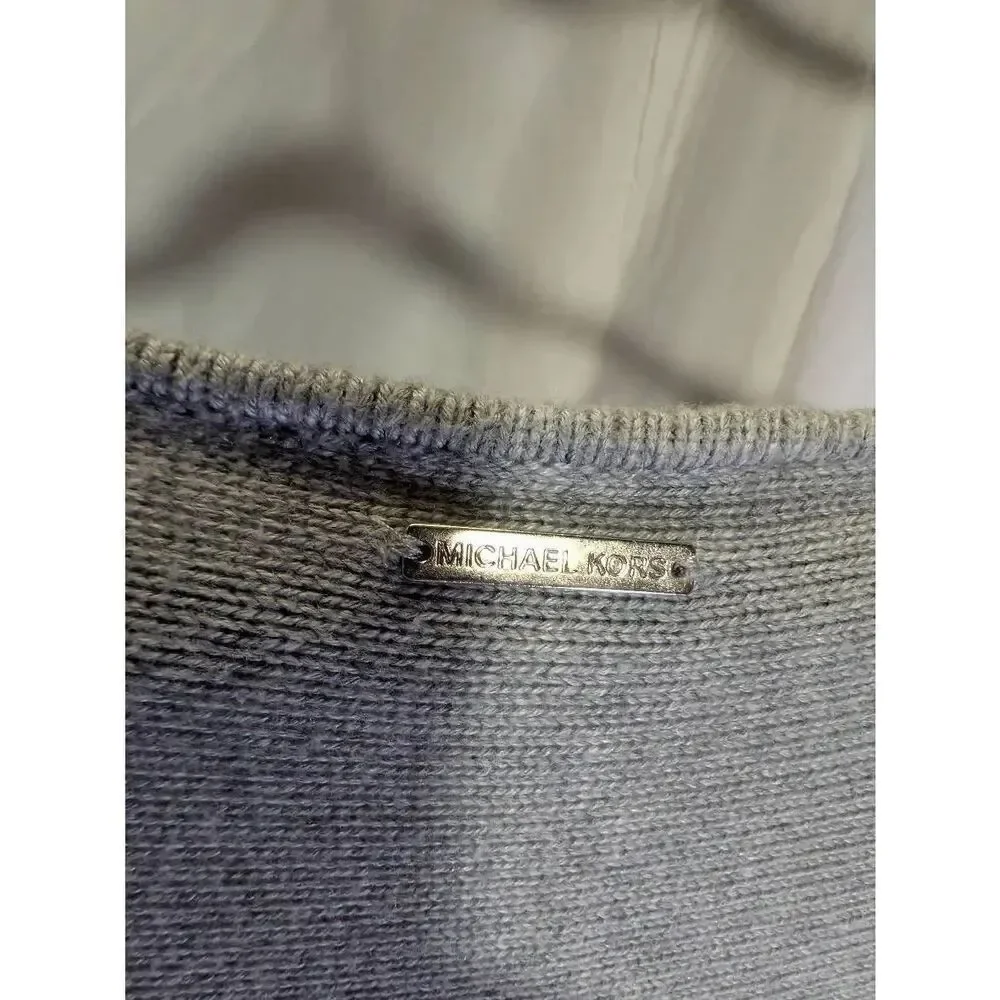 Michael Kors Knit Tunic/Dress Grey Long Sleeve Size1X